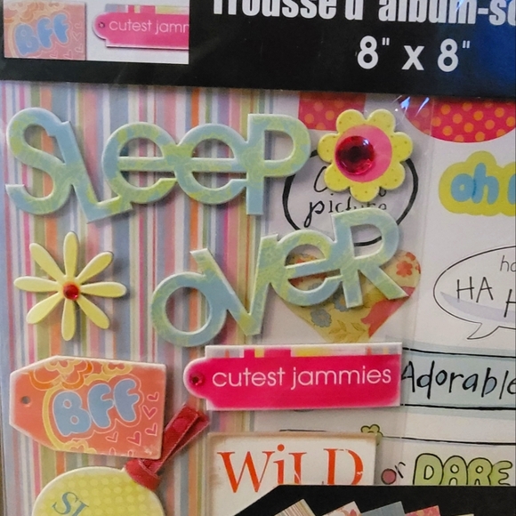 New 2008 Me & My Big Idea Scrapbooking Kit "Sleepover" - Picture 2 of 5